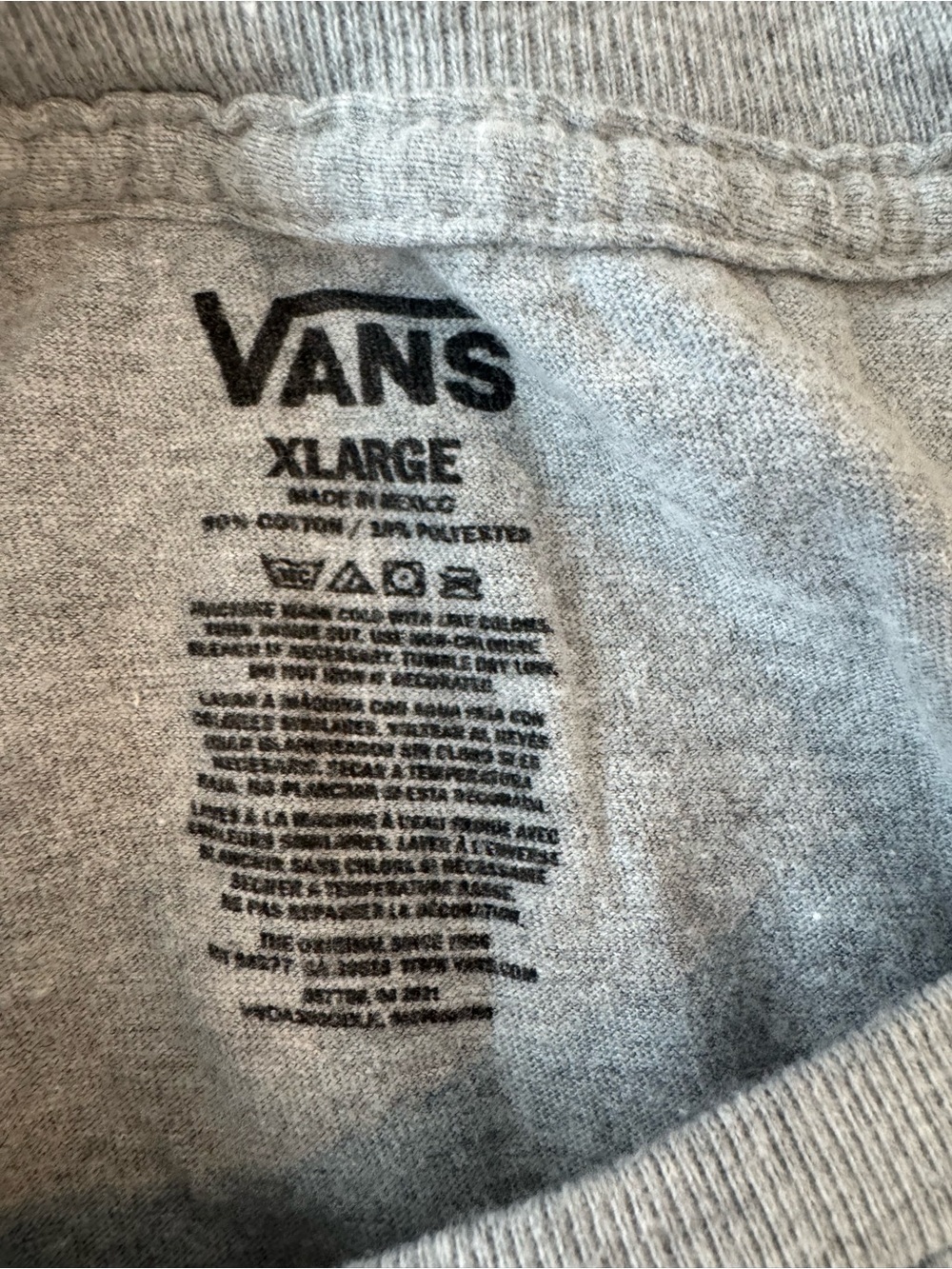 Vans tee bundle gray and green tees men’s XL - Picture 6 of 6